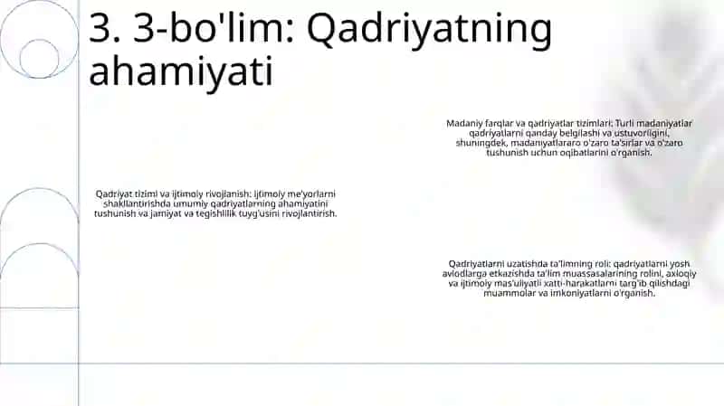 Qadriyat Tushunchasining Ma’Nosi Va Uning Umumiy Tavsifi 4