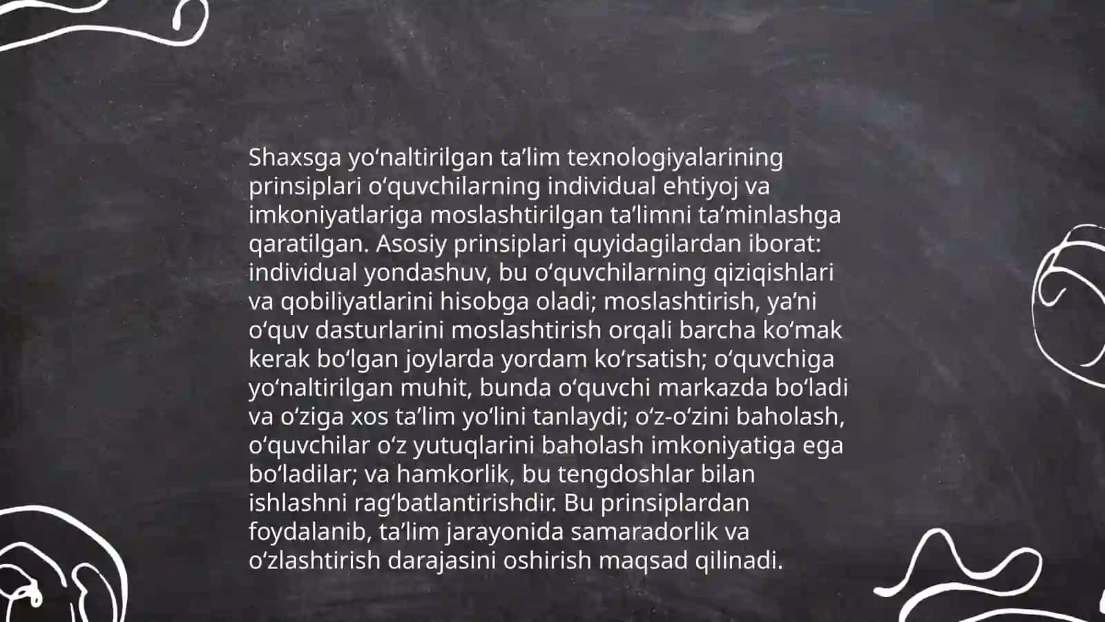 Mehribonlik uyi tarbiyalanuvchilari bilan olib boriladigan ijtimoiy -pedagogik faoliyatda shaxsga yoʻnaltirilgan taʼlim texnologiyalaridan foydalanish 4