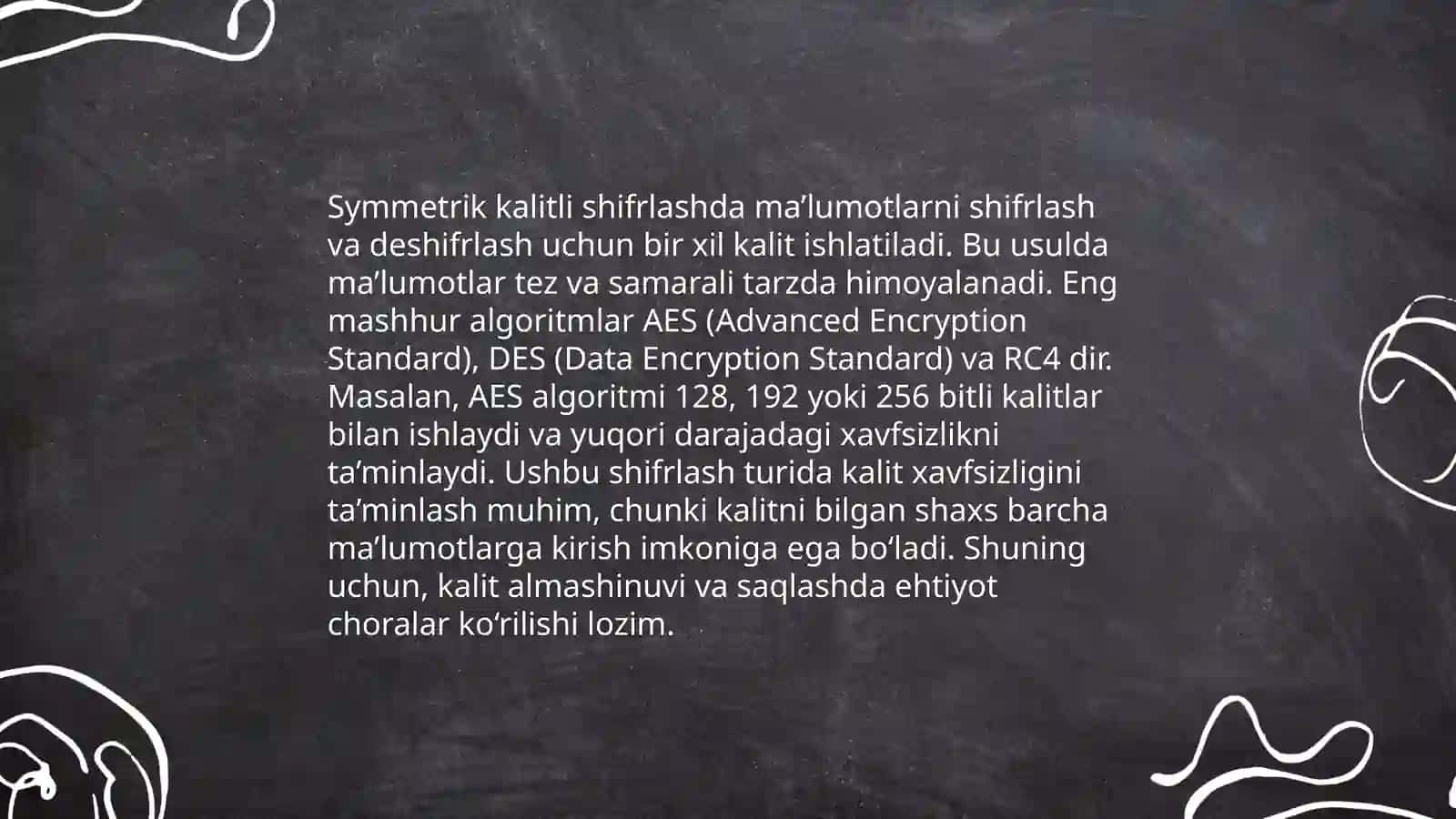 Axborotning ximoyalashning kriptografika usullari 4