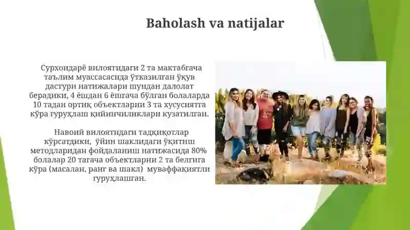 Bolalarni predmetlarni turli belgilar bo’yicha guruhlashga o’rgatish mazmuni 4