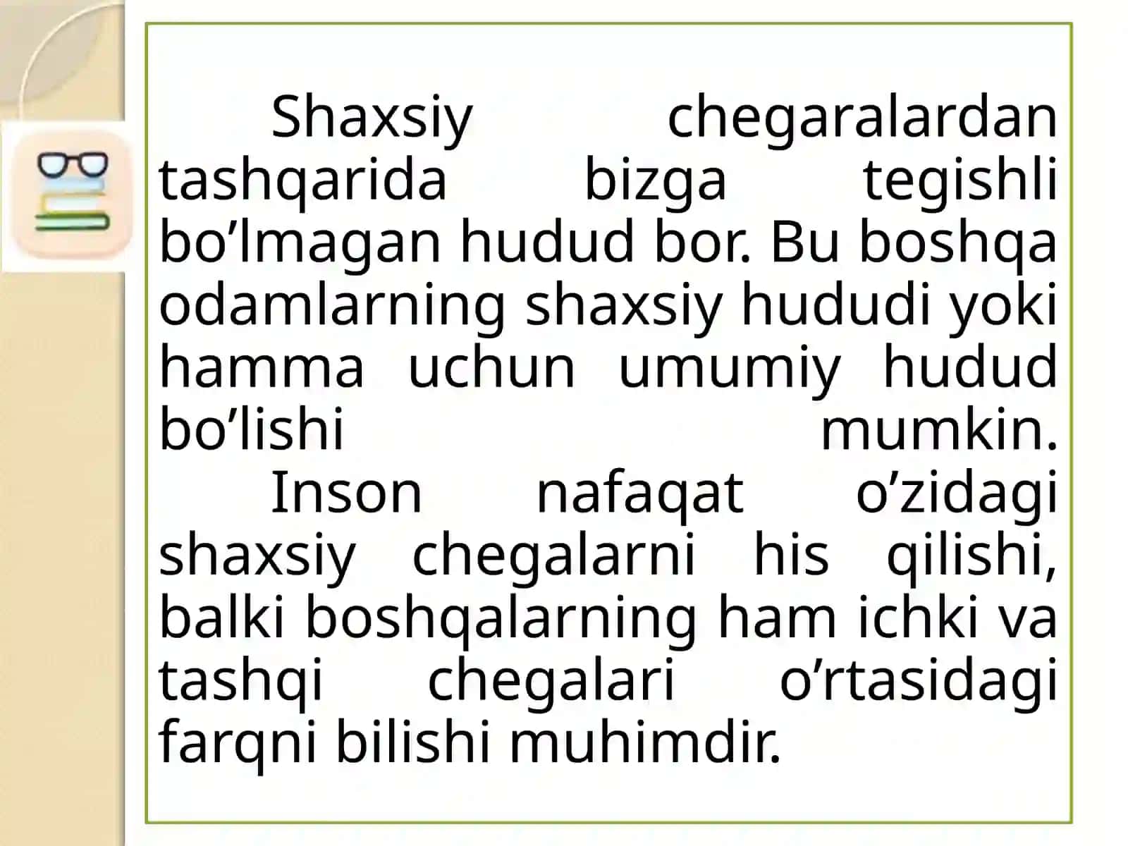 SHAXSIY CHEGARALAR 4