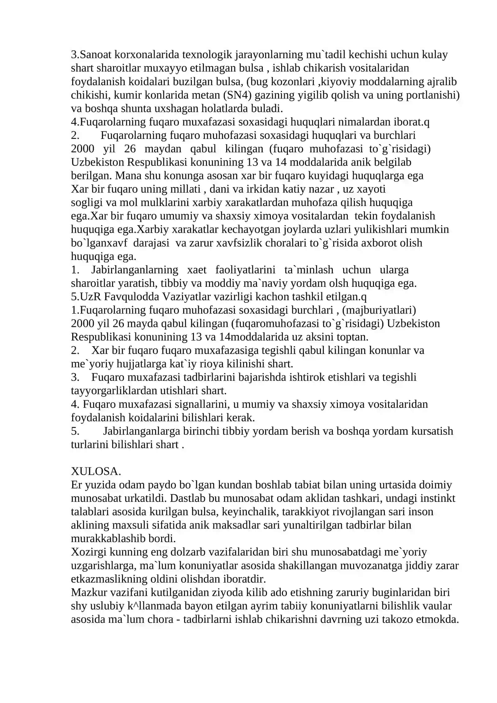 Ekologik xususiyatli favqulodda vaziyatlar 4