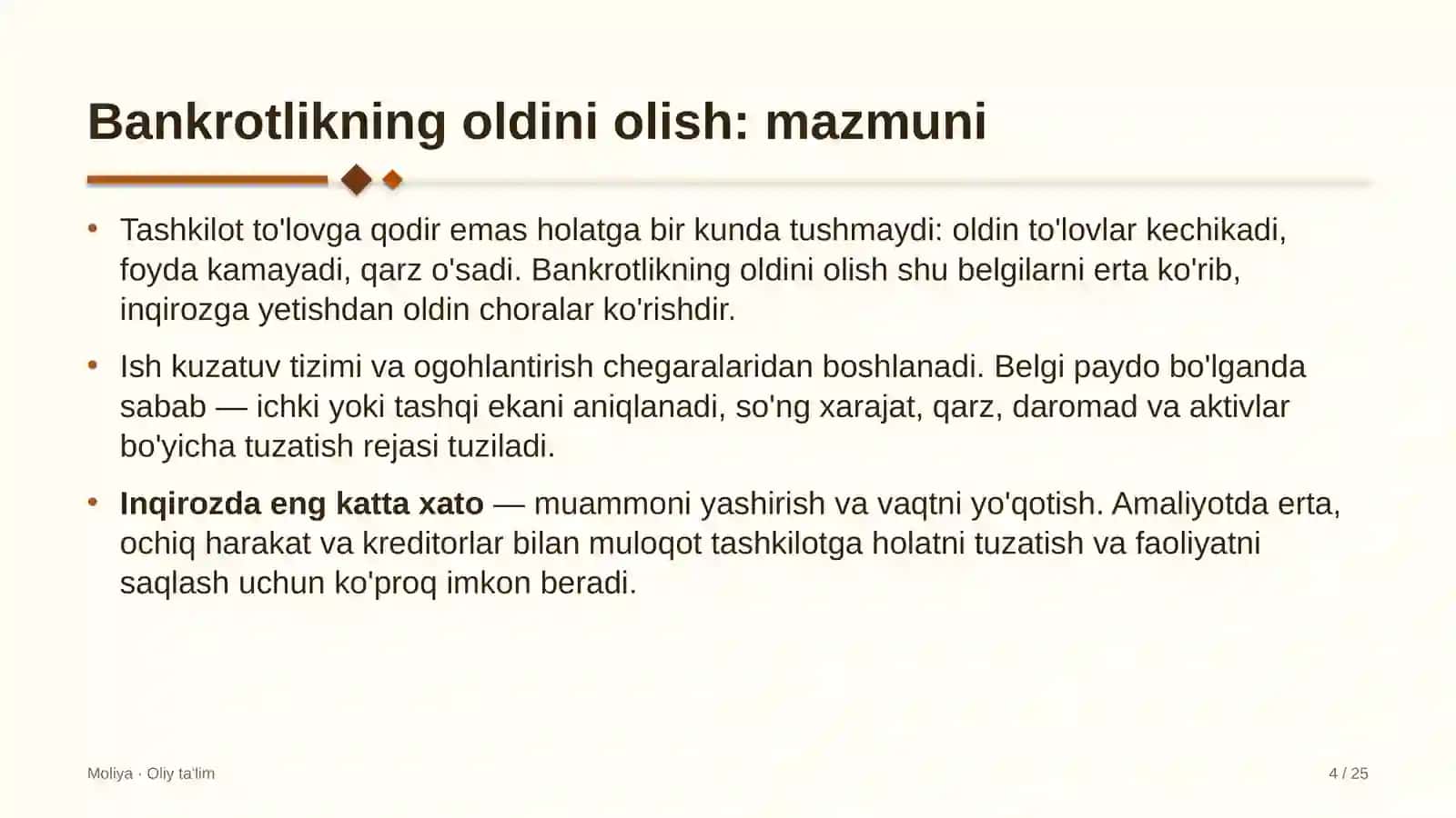 rieltorlik agentliklarida bankrotlikning oldini olish 9720 4