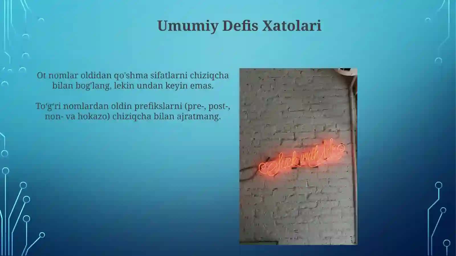 So'zlar bo'laklash qoidalari 4
