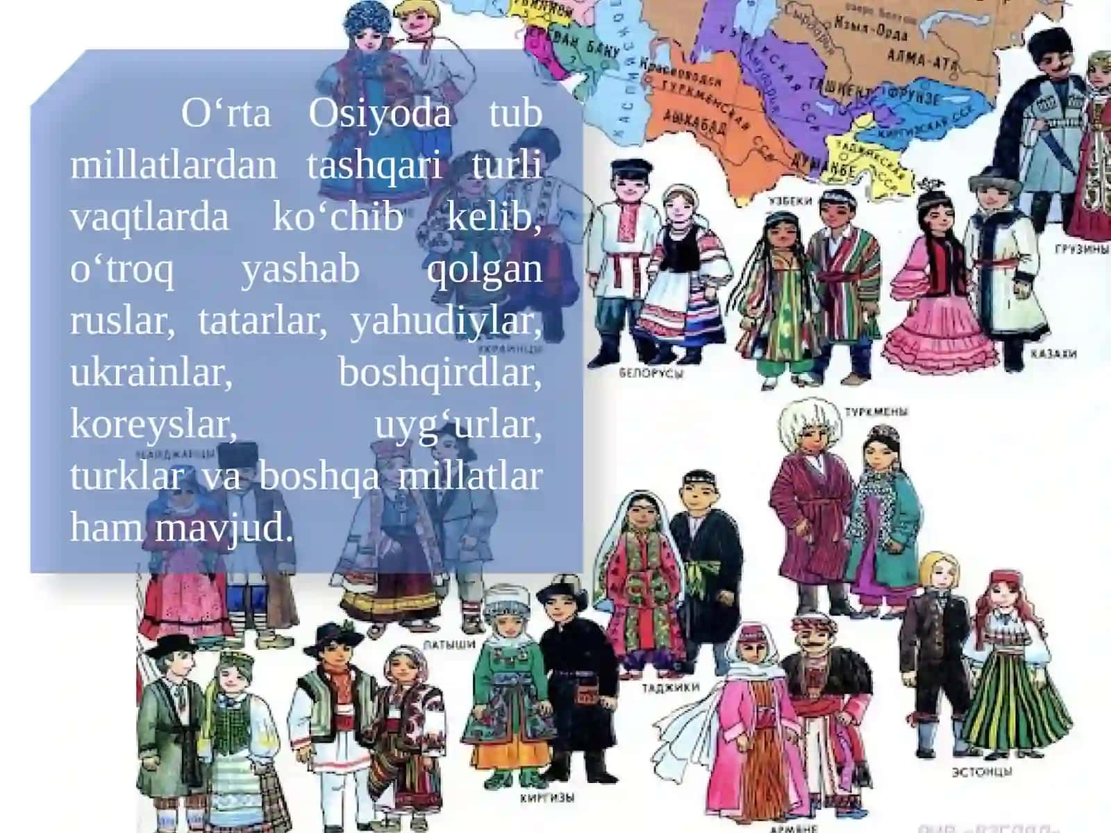 O`rta Osiyo aholisi va siyosiy xaritasi 4