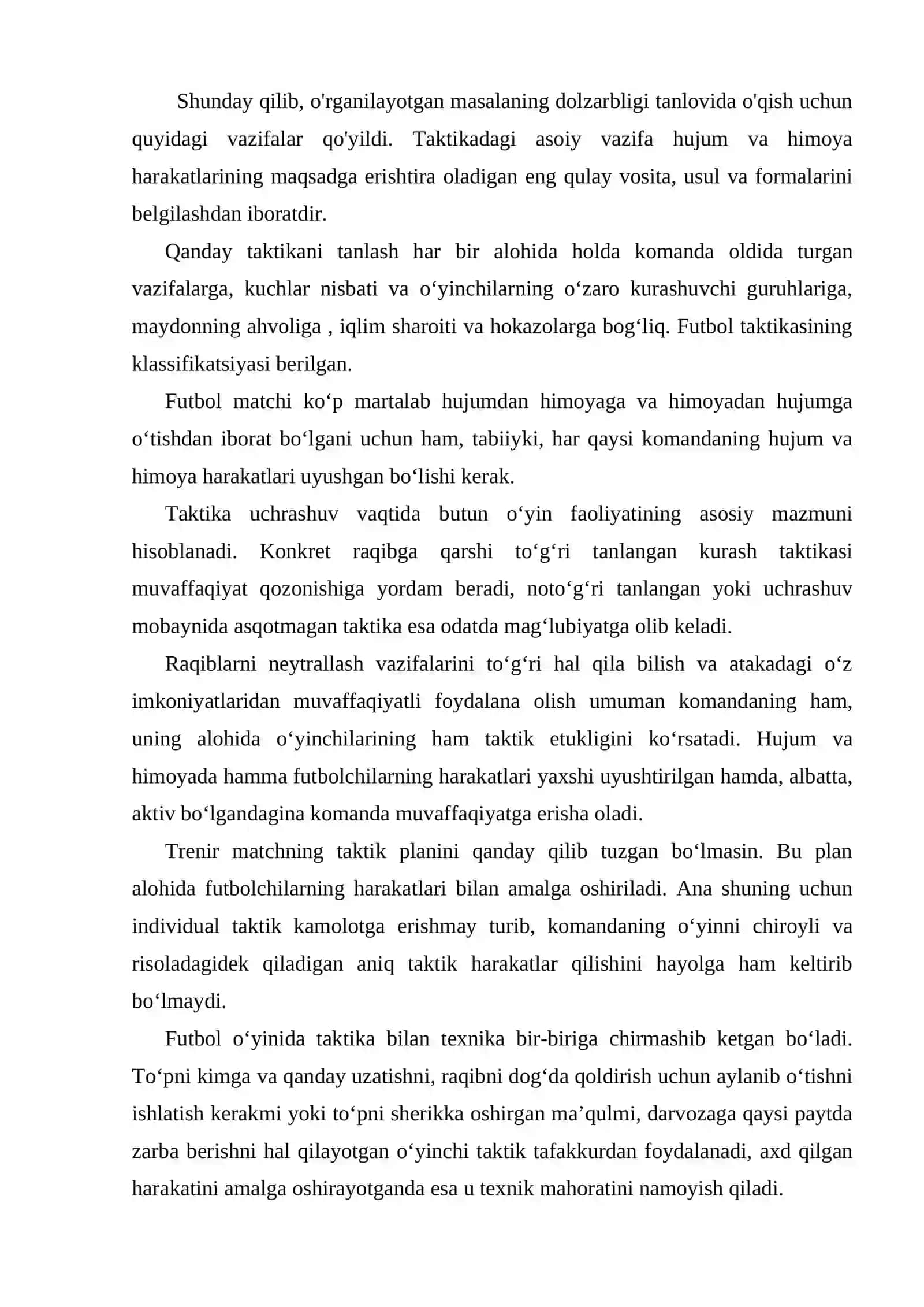 Futbol o'yinida o'yinchilarni hujumdagi hamkorligi 4