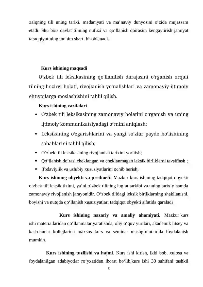 O‘zbek tili leksikasining qo‘llanilish darajasi 4