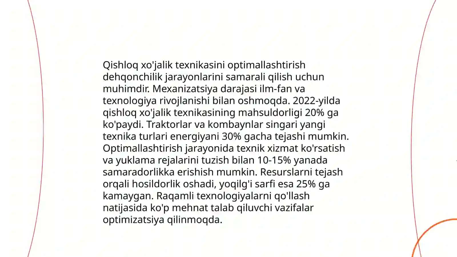 Oqlash bo'limi uchun uskunalarni hisoblash va tanlash tushurish usullari 4