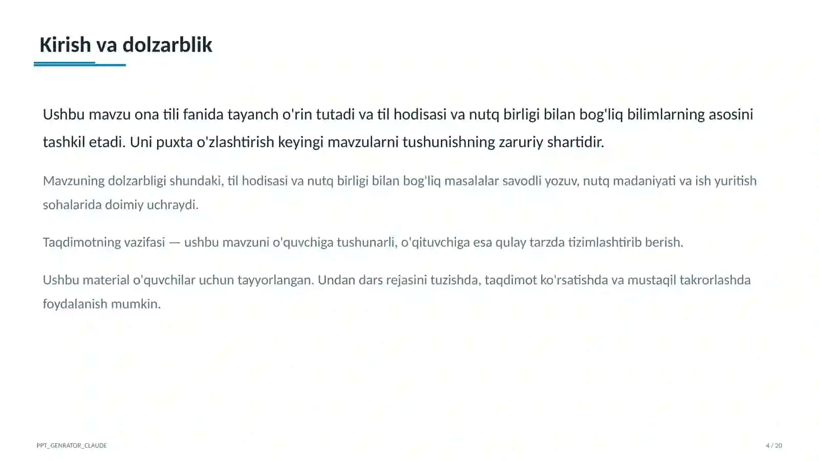 Fe'lning vazifadosh shakllari: ravishdosh va sifatdosh (7-sinf) 4