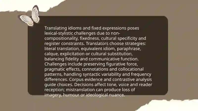 Lexical Stylistics in Translation 4