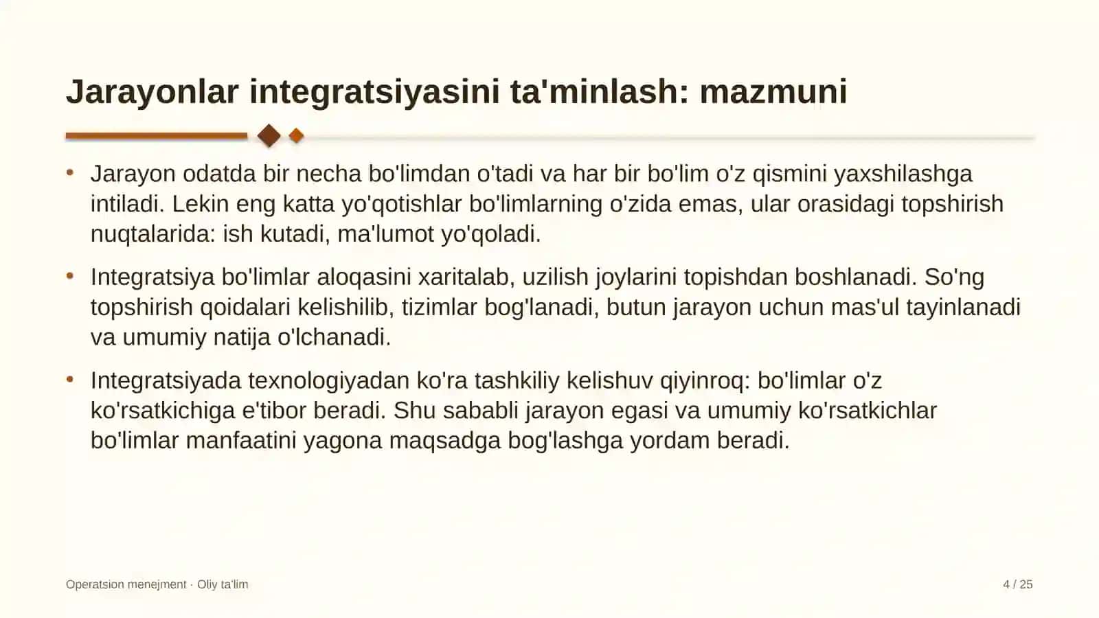 energiya auditi tashkilotlarida jarayonlar integratsiyasini ta'minlash 1666 4