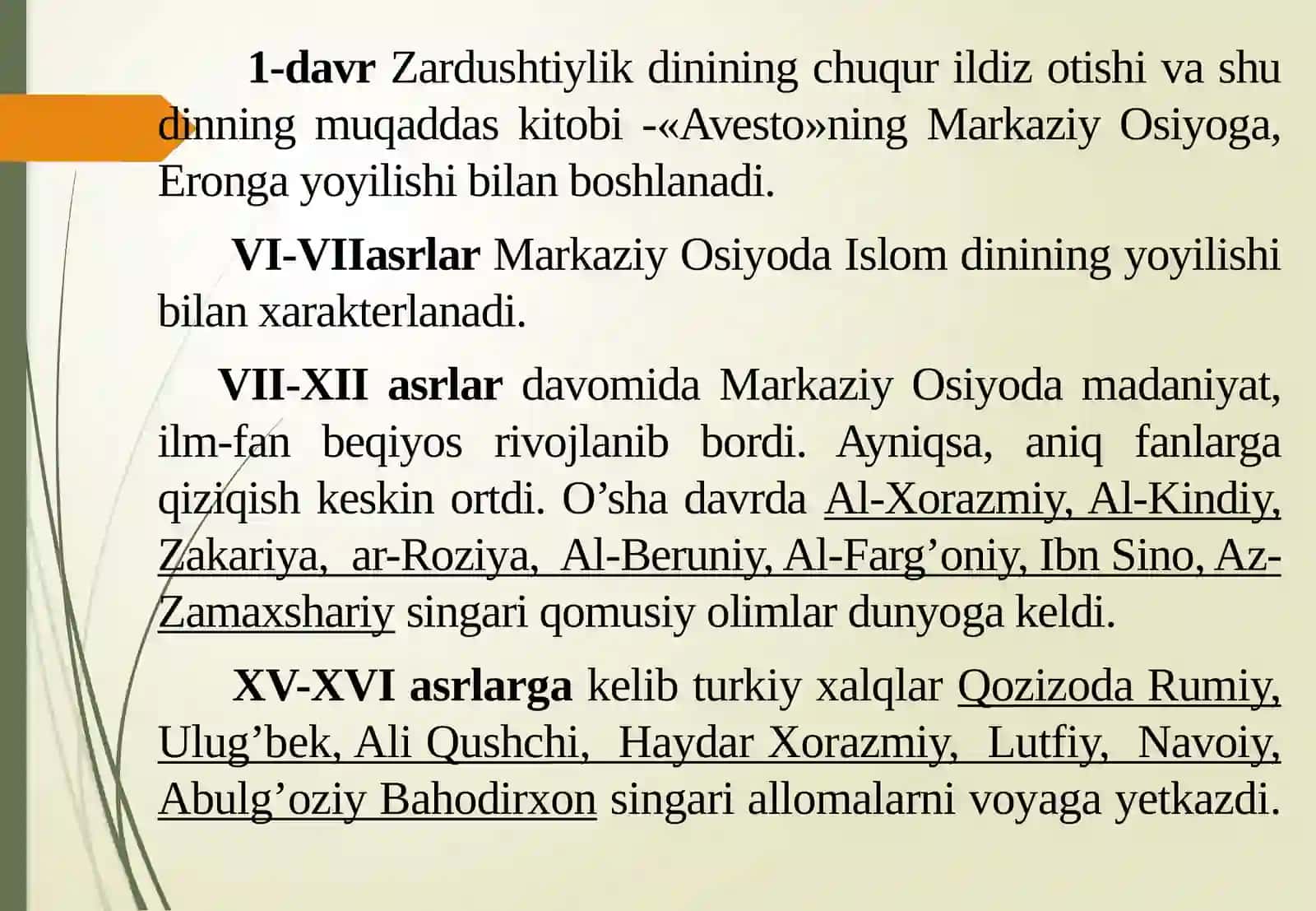 Pedagogik fikrlar taraqqiyoti va tarixiy-ligi 4