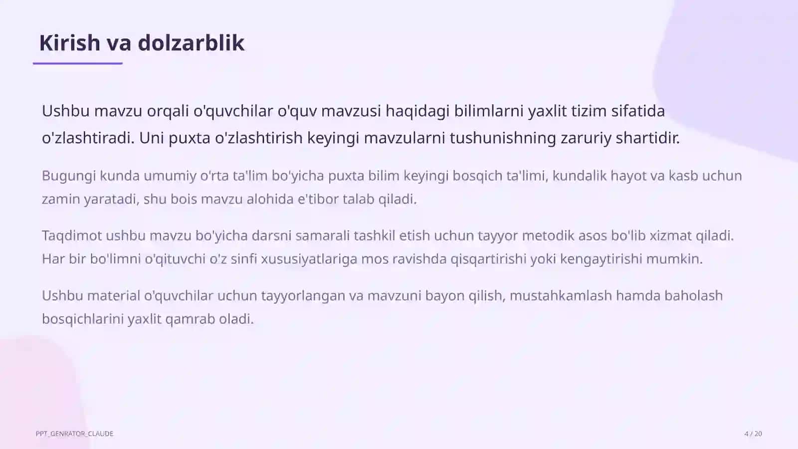 1-6-sinflarda tabiiy fanlar soatlari 4