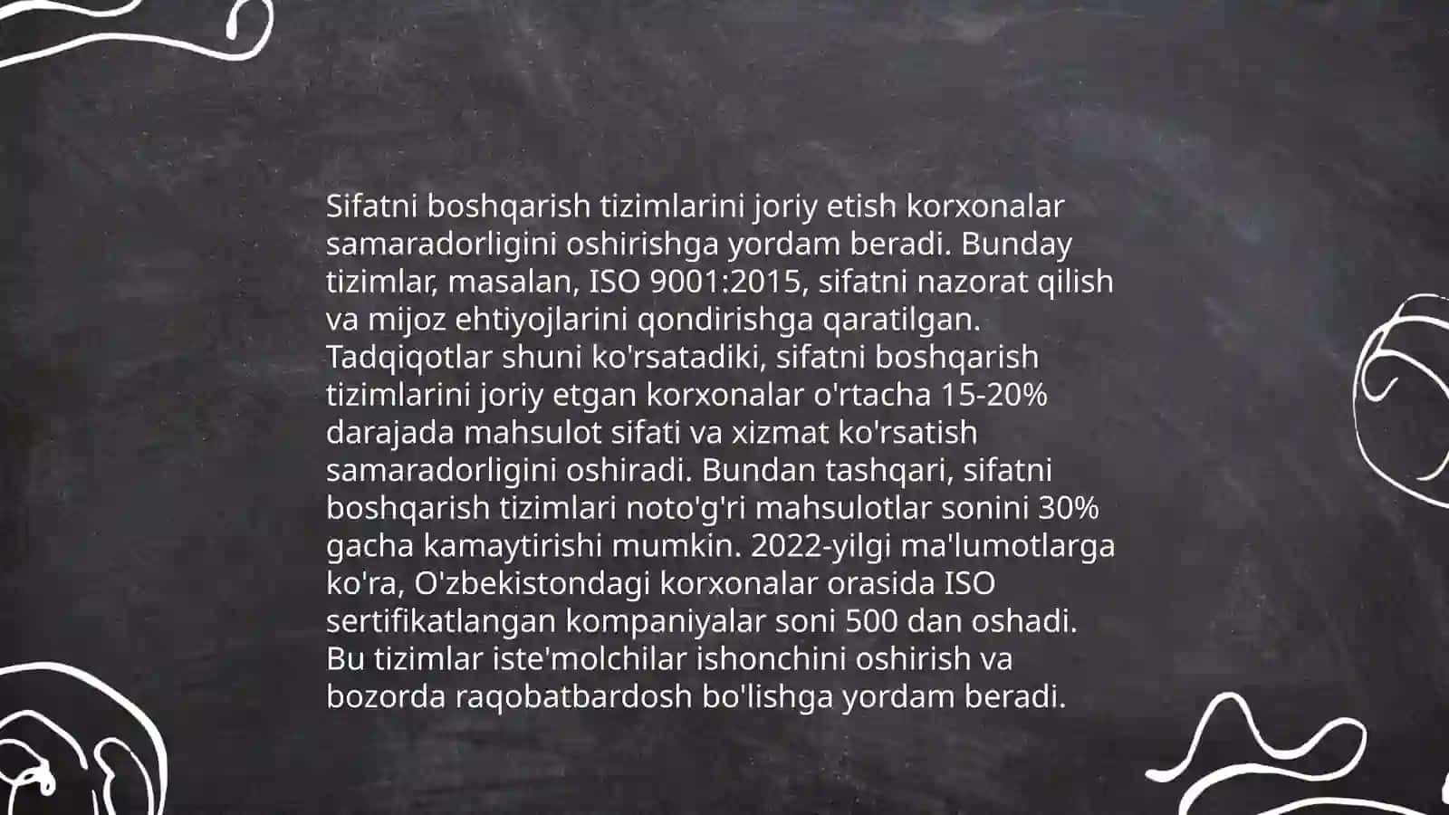 Mahsulot sifati va sifat boshqaruvi by Eshmurodov Jalol 4