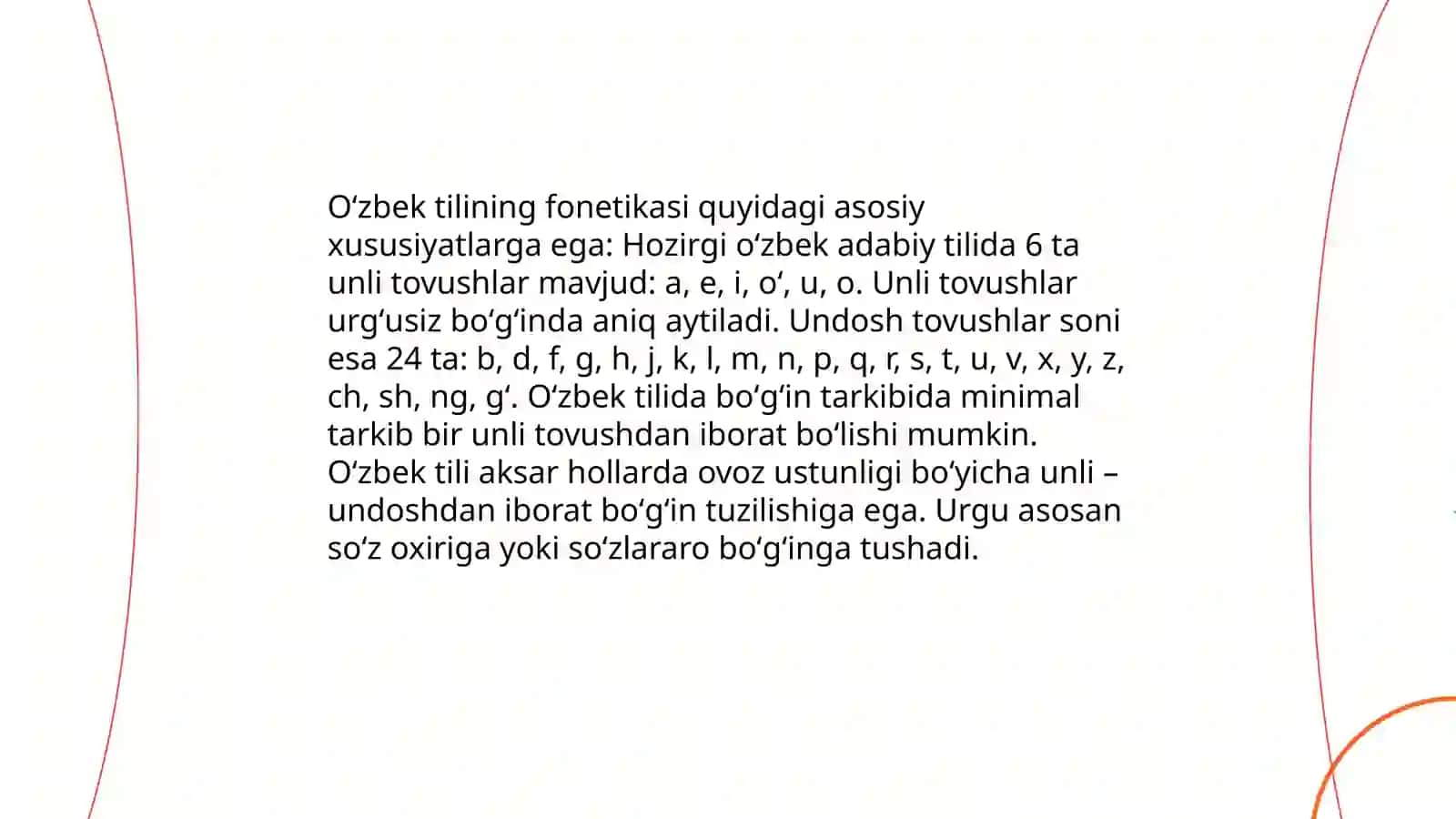 O'zbek tilining o'rganilishi 4