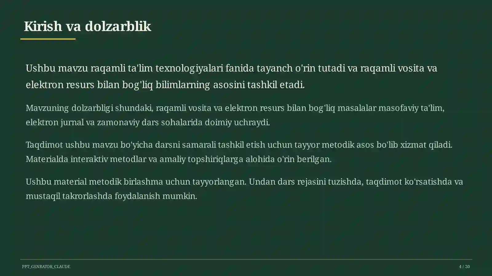 Ta'limda Telegram-botlar va kanallardan foydalanish 4