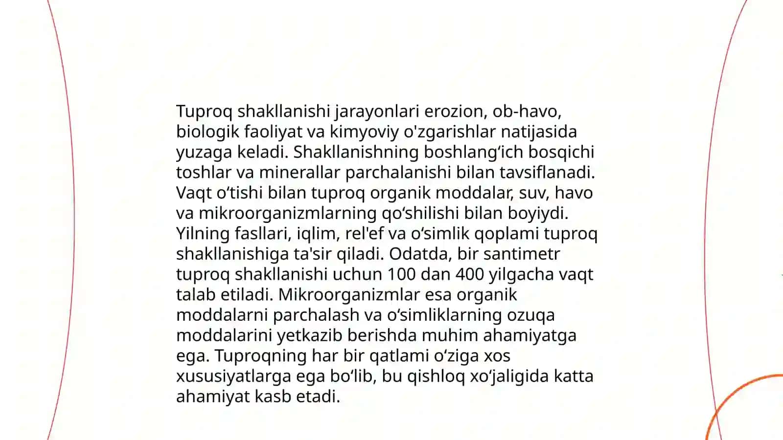 O'zbekistonning tekislik mintaqasi tuproqlari geografiyasi va uni muhofaza qilish 4