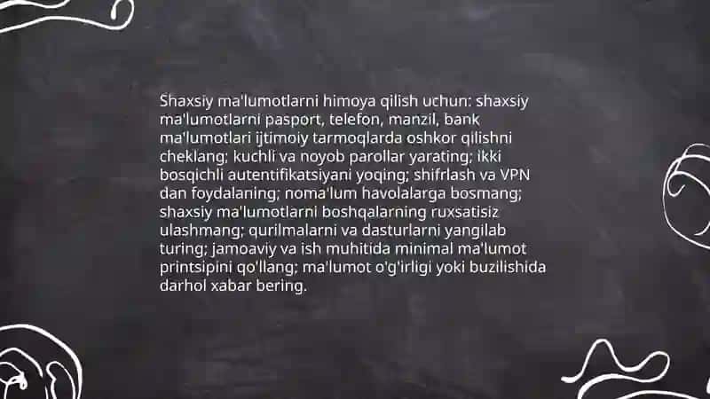 Tarmoq odob axloqi 4