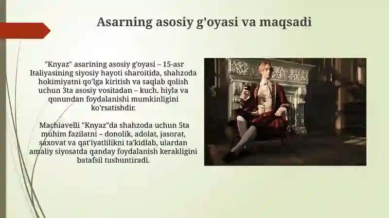 Makiavellining "Xukumdor" asari 4