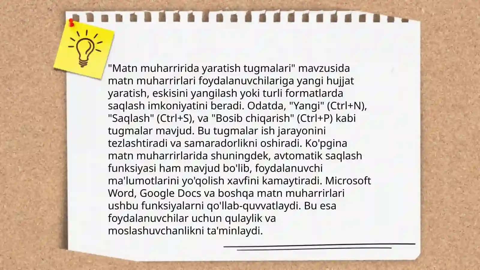 Microsoft Word matn muharriri 4