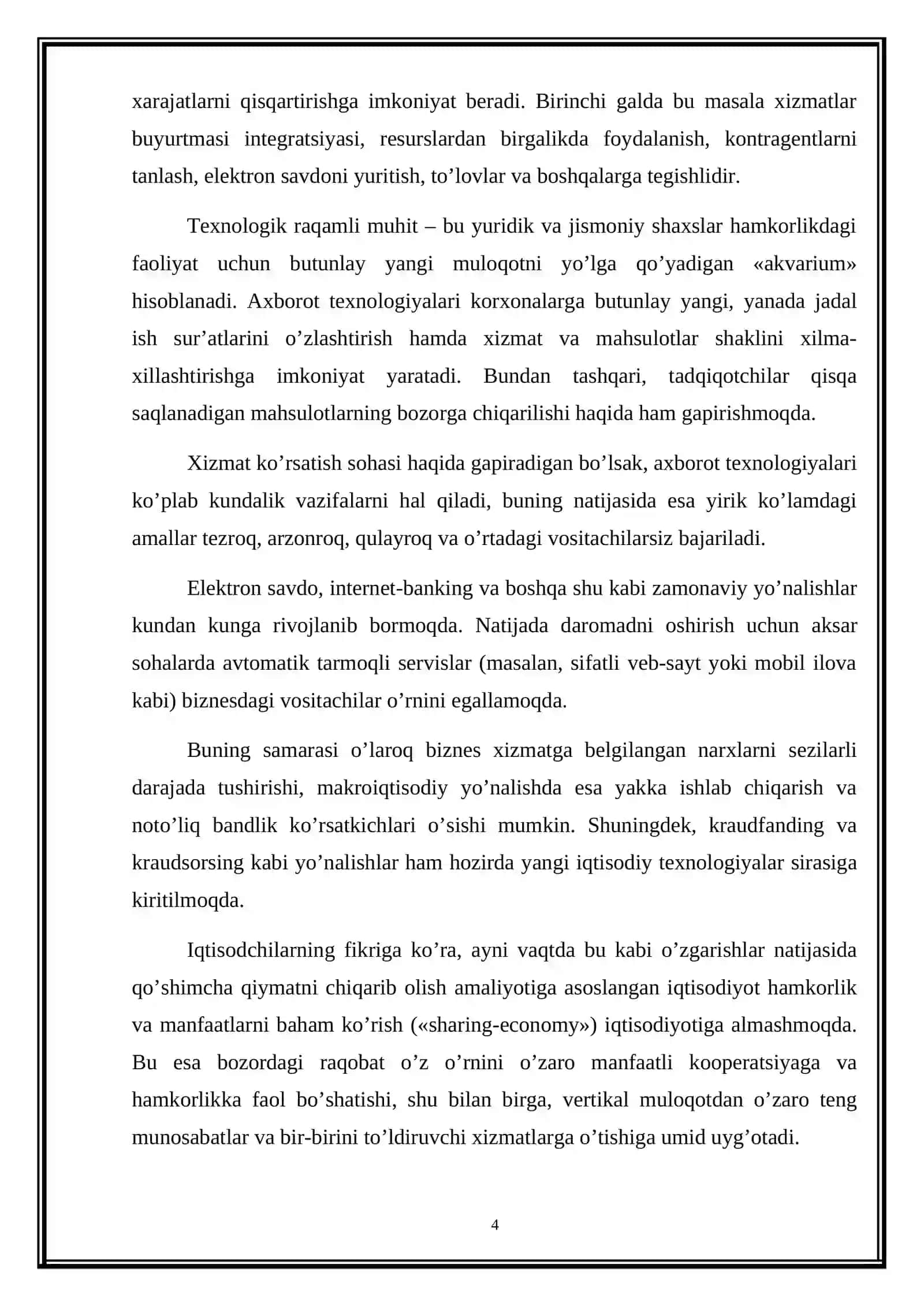 Raqamli iqtisodiyotda moliyaviy texnologiyalar ro'li 4