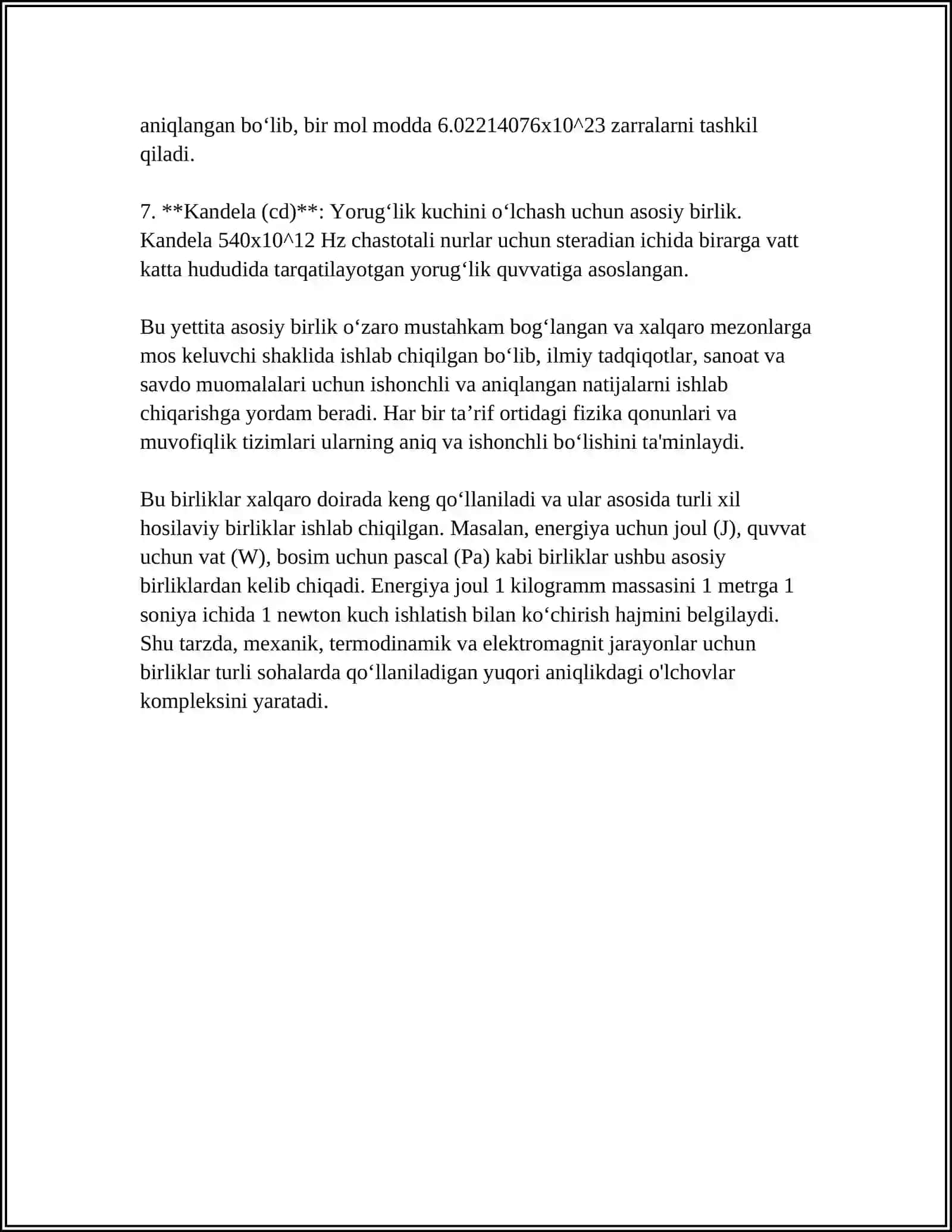 MIQDORLARNI O'LCHASH O'LCHOV BIRLIKLARINING TURLARI ORASIDAGI BOG'LIQLIKLAR VA ULAR USTIDA ISMLI SONLAR USTIDA AMALLAR BAJARISHGA O'RGATISH METODIKASI 4