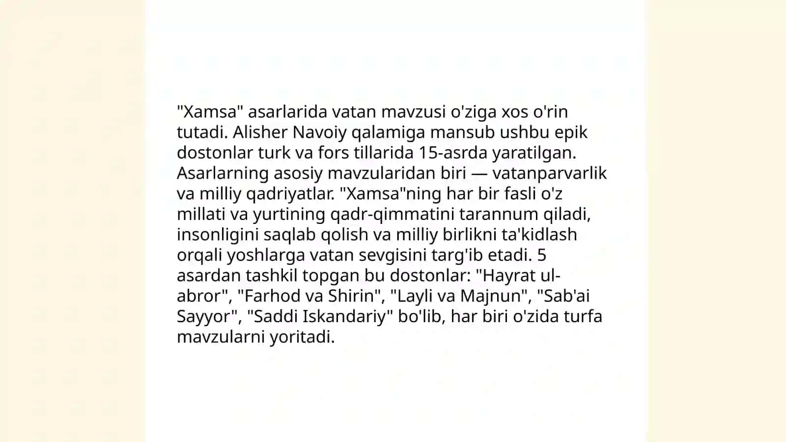 Alisher Navoiyning ruboiylarida Vatan va vatanparvarlik g‘oyalarining badiiy talqini 4
