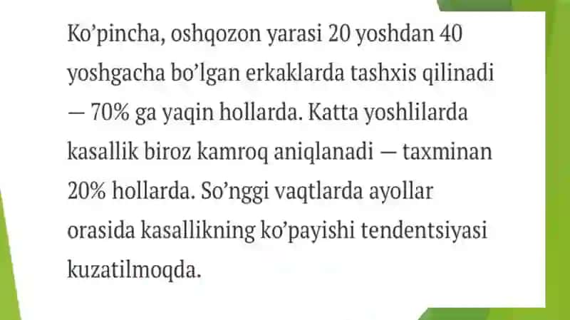 Oshqozon yarasining sababi va muxiti 4