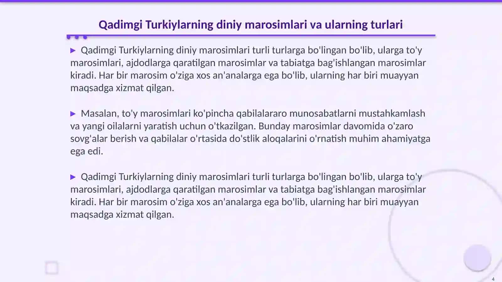 Qadimgi Turkiylarning diniy marosimlari va ularning badiiy adabiyotdagi ifodasi 4