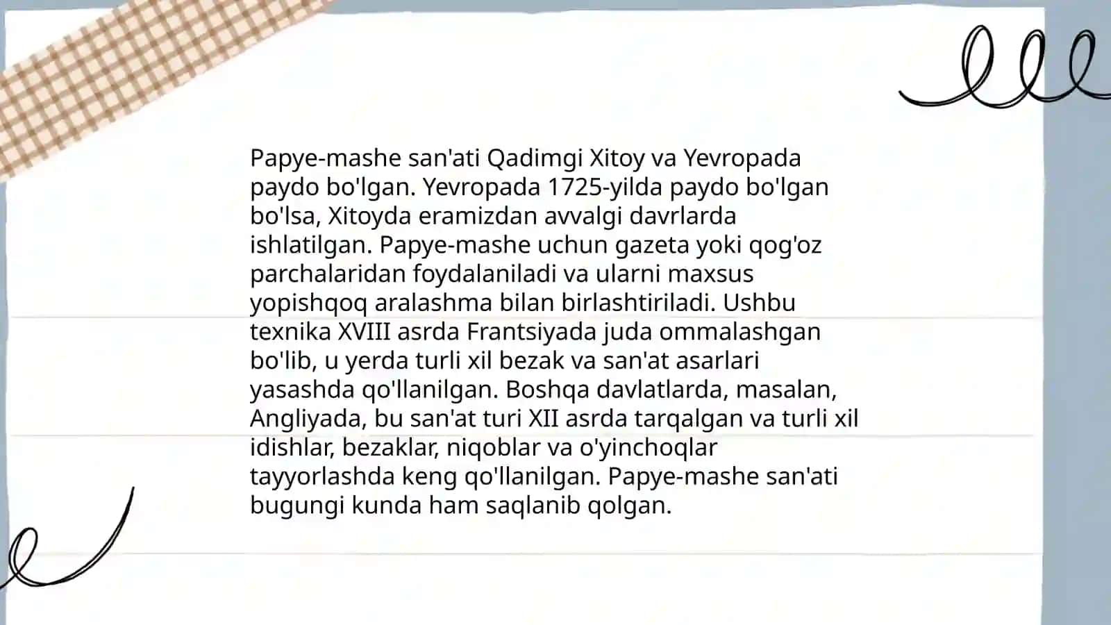 Papye-mashe 4