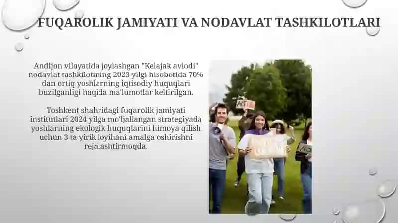 Yoshlarning shaxsiy siyosiy iqtisodiy ijtimoiy madaniy egologik huquqlari himoya qilinishi 4