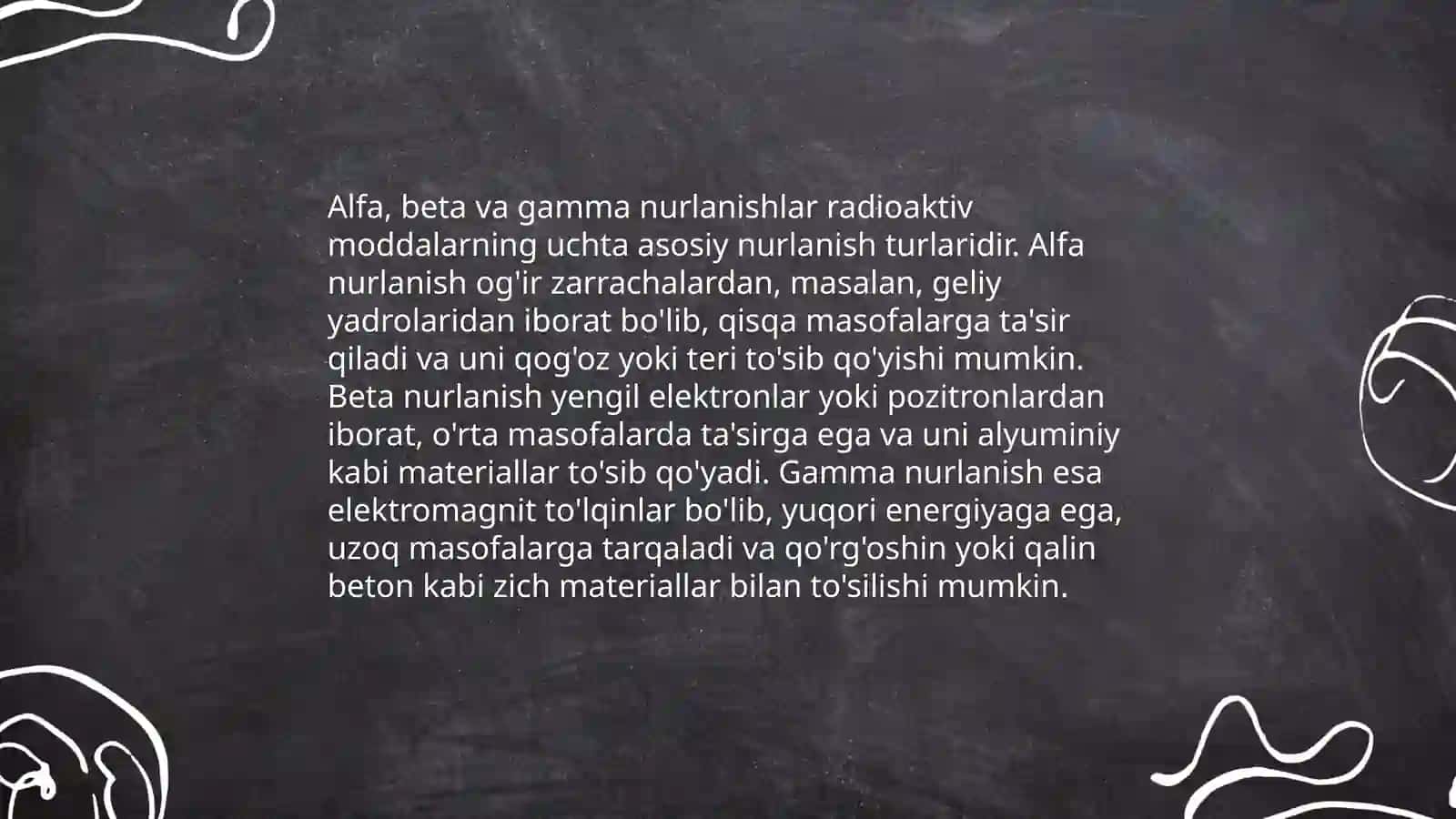 Radioktivlikning o'rganilishi.atom tuzilishining modellari 4