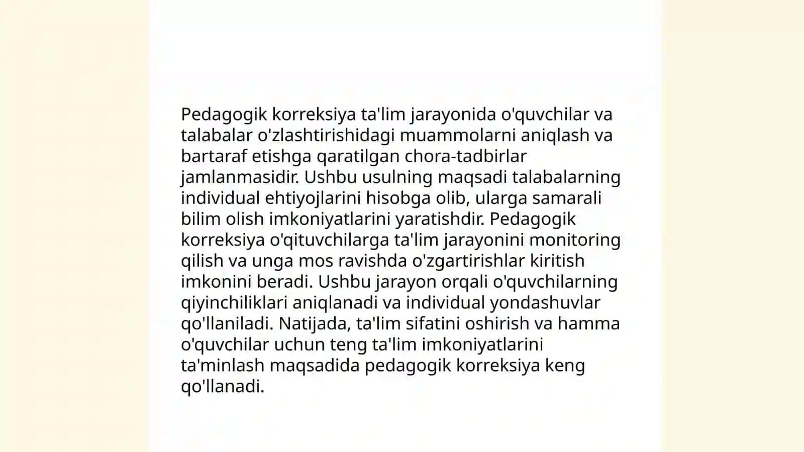 Maktab o'quvchilarini pedagogik korrektsiya qilishda qo'llaniladigan metodlar 4