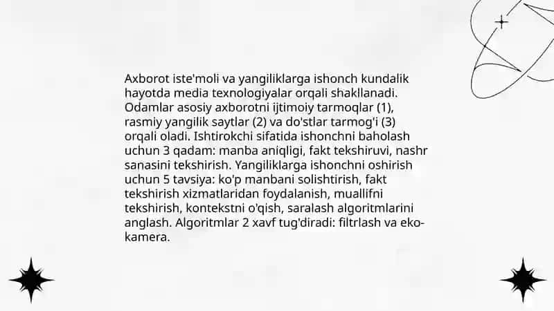 Mediya texnologiyalar kundalik hayotda 4