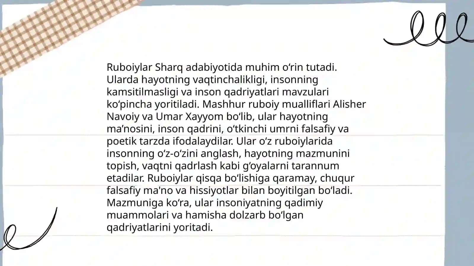 Umar Hayyom ruboiylarida ruhiy tarbiya masalasi 4