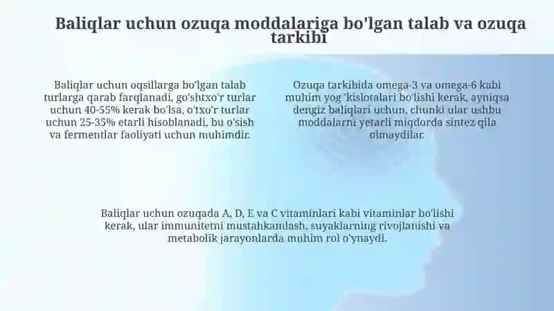 Baliqlarnioʻsishvarivojlanishigaozuqaratsioniningahamiyati 4