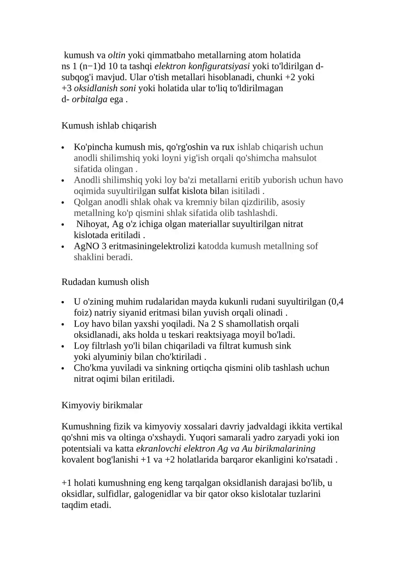Kumushning xossalari 4