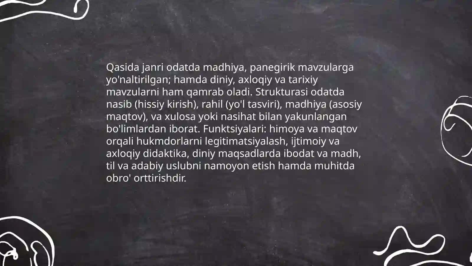 Mumtoz adabiyotda janrlar 4