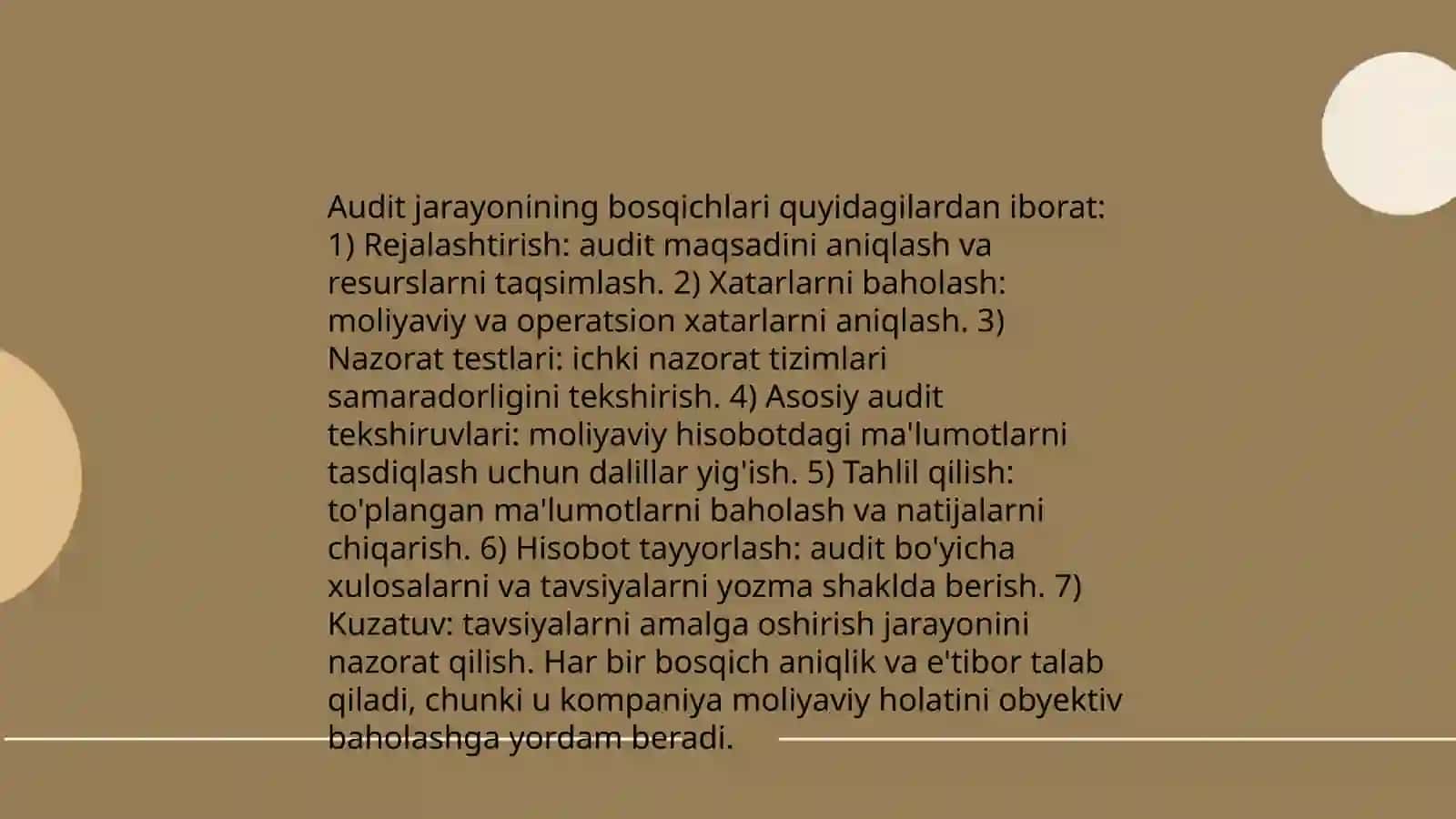 Auditorlik va konsalting xizmatlari xususiyatlari va klassifikatsiyasi 4