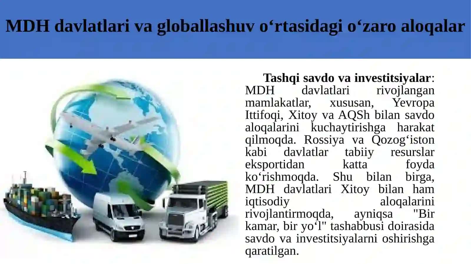 MDH davlatlari va globallashuv 4