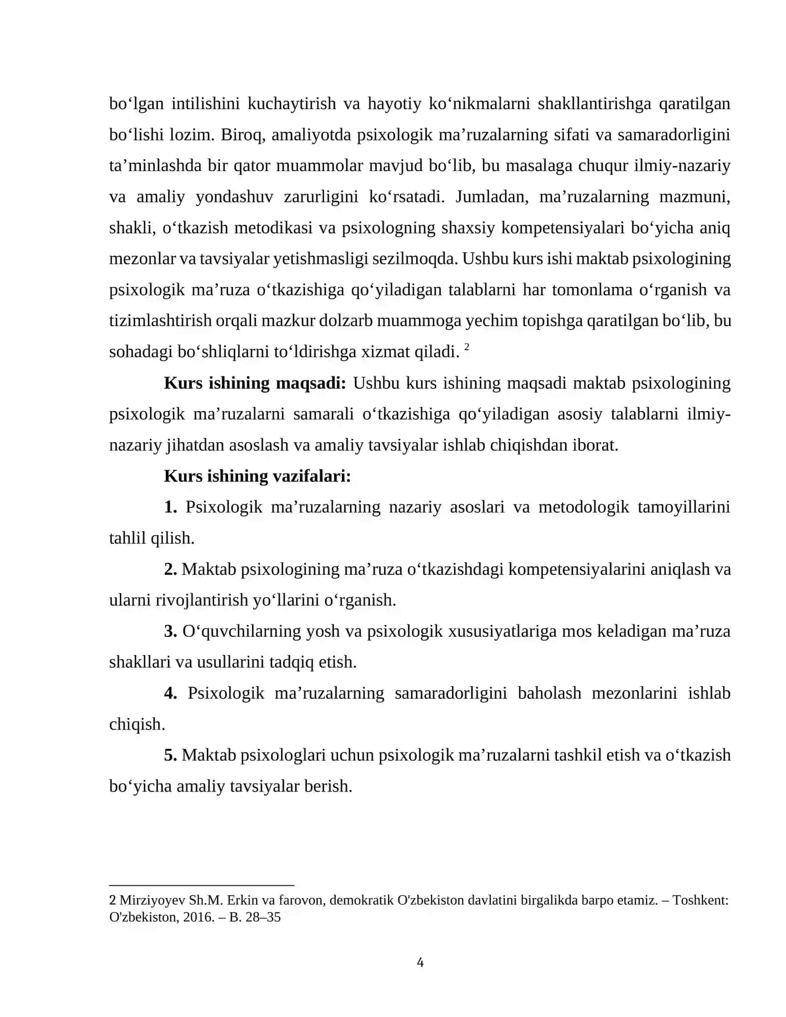 MAKTAB PSIXOLOGINING PSIXOLOGIK MA’RUZA O’TKAZISHIGA QO’YILADIGAN TALABLAR 4