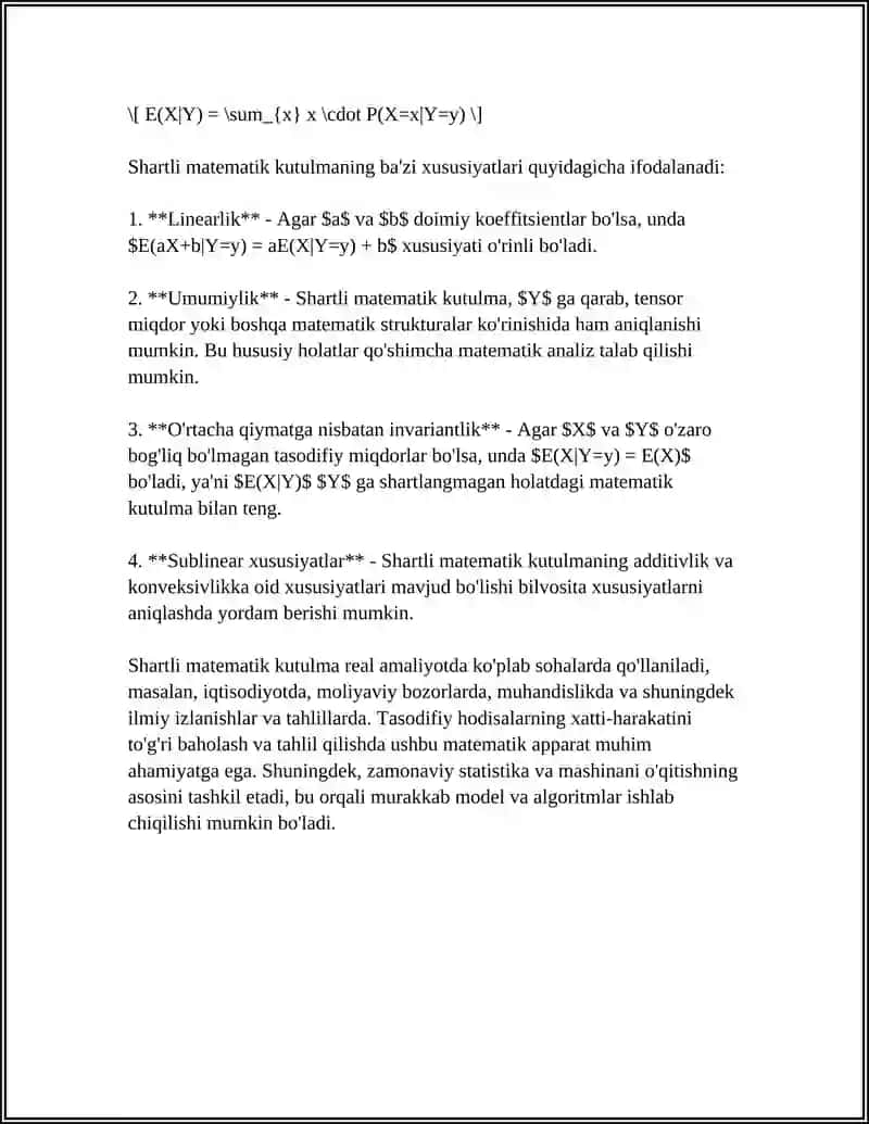 TASADIFIY MIQDORNING SHARTLI MOTEMATRIK KUTULMASI 4