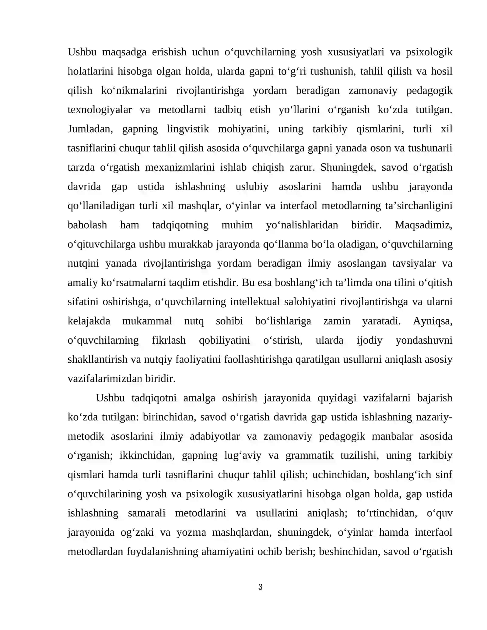 Savod oʻrgatish davrida gap ustida ishlash 4