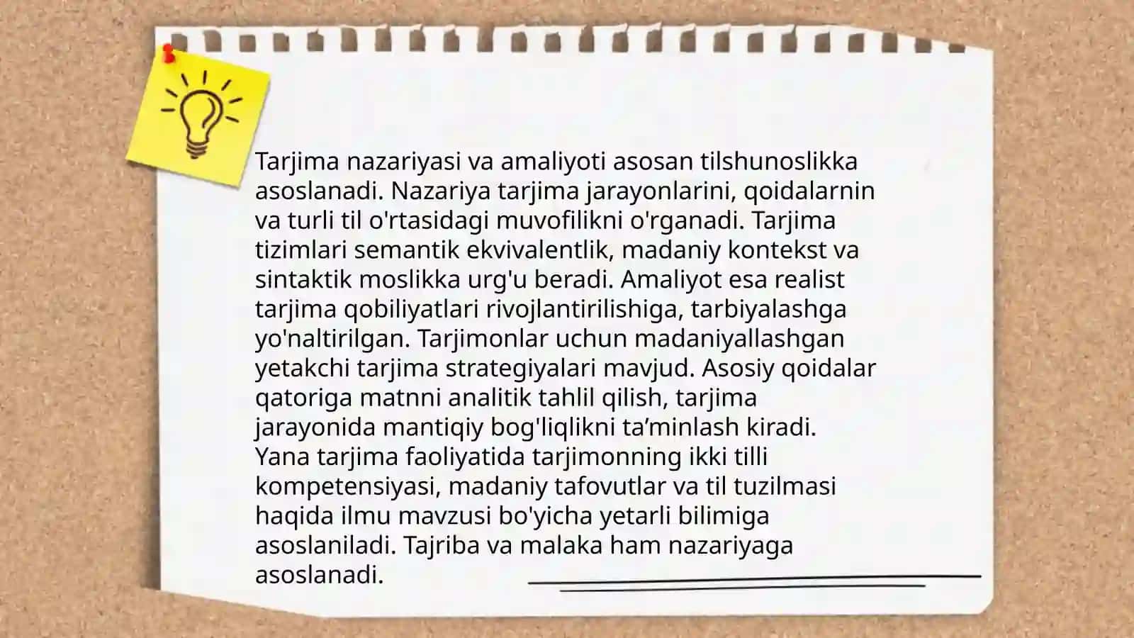 Tarjimada ekvivalentlik va tarjima usullari 4
