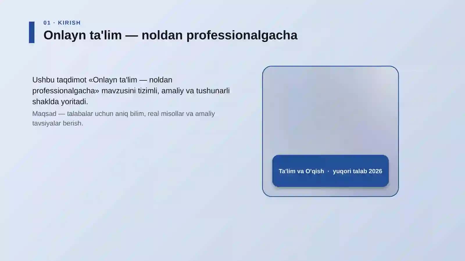Onlayn ta'lim — noldan professionalgacha 4