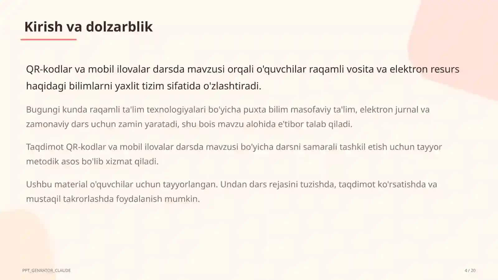 QR-kodlar va mobil ilovalar darsda 4