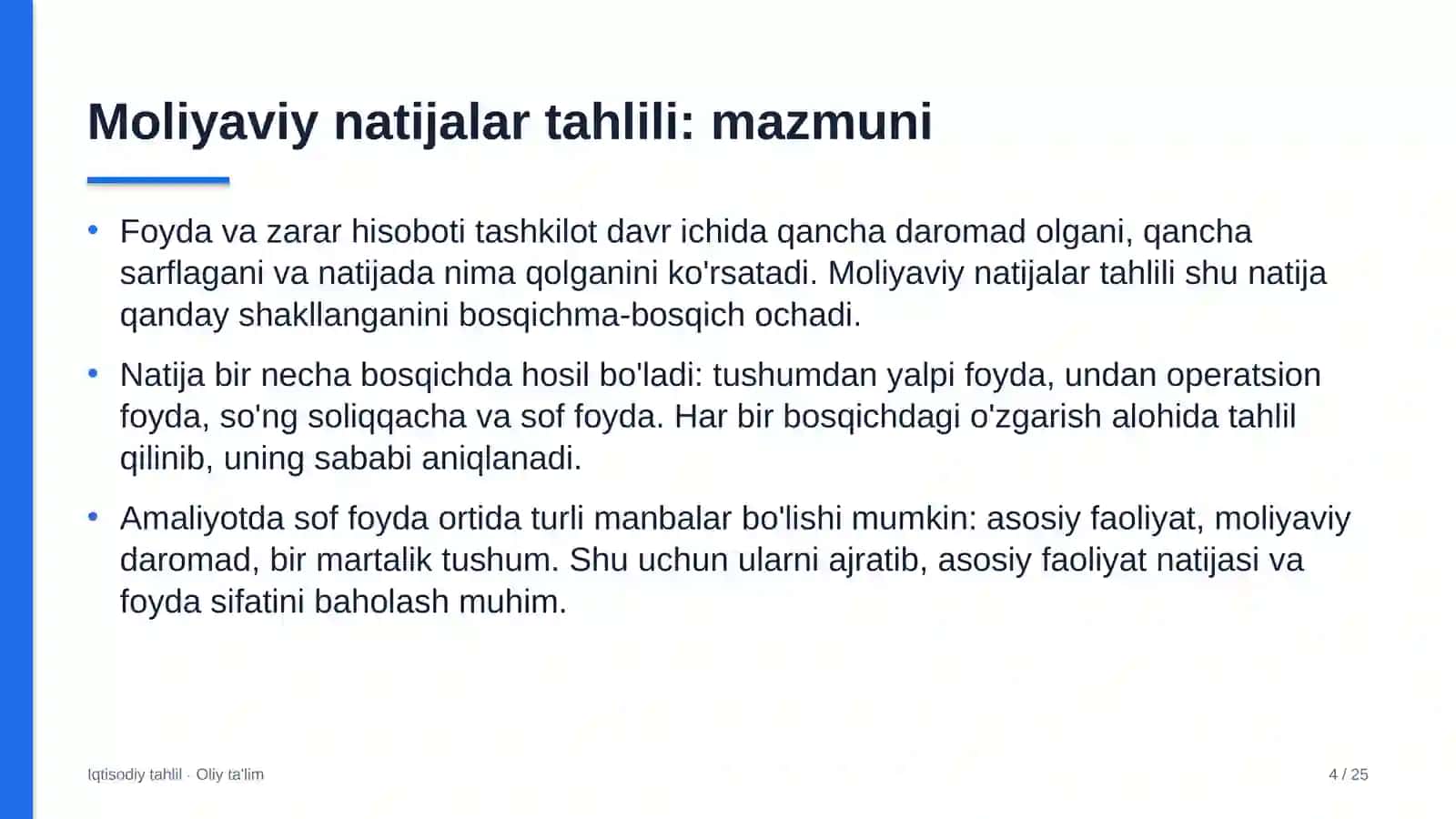 ommaviy axborot vositalarida moliyaviy natijalar tahlili 1649 4