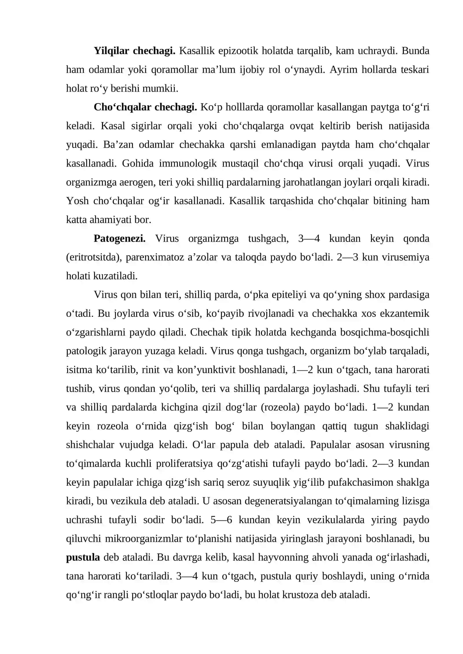 Chechak kasalligi Variola 4