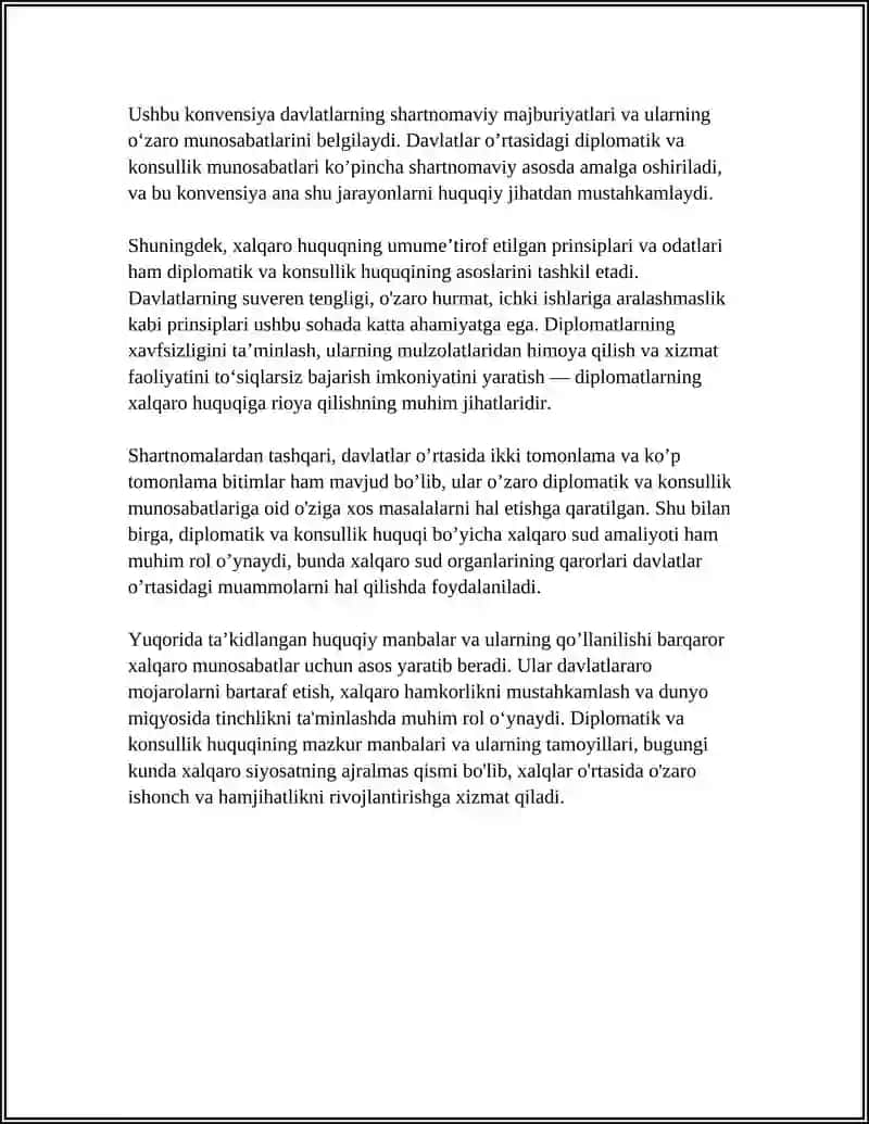 DIPLOMATIK VA KONSULLIK HUQUQI 4