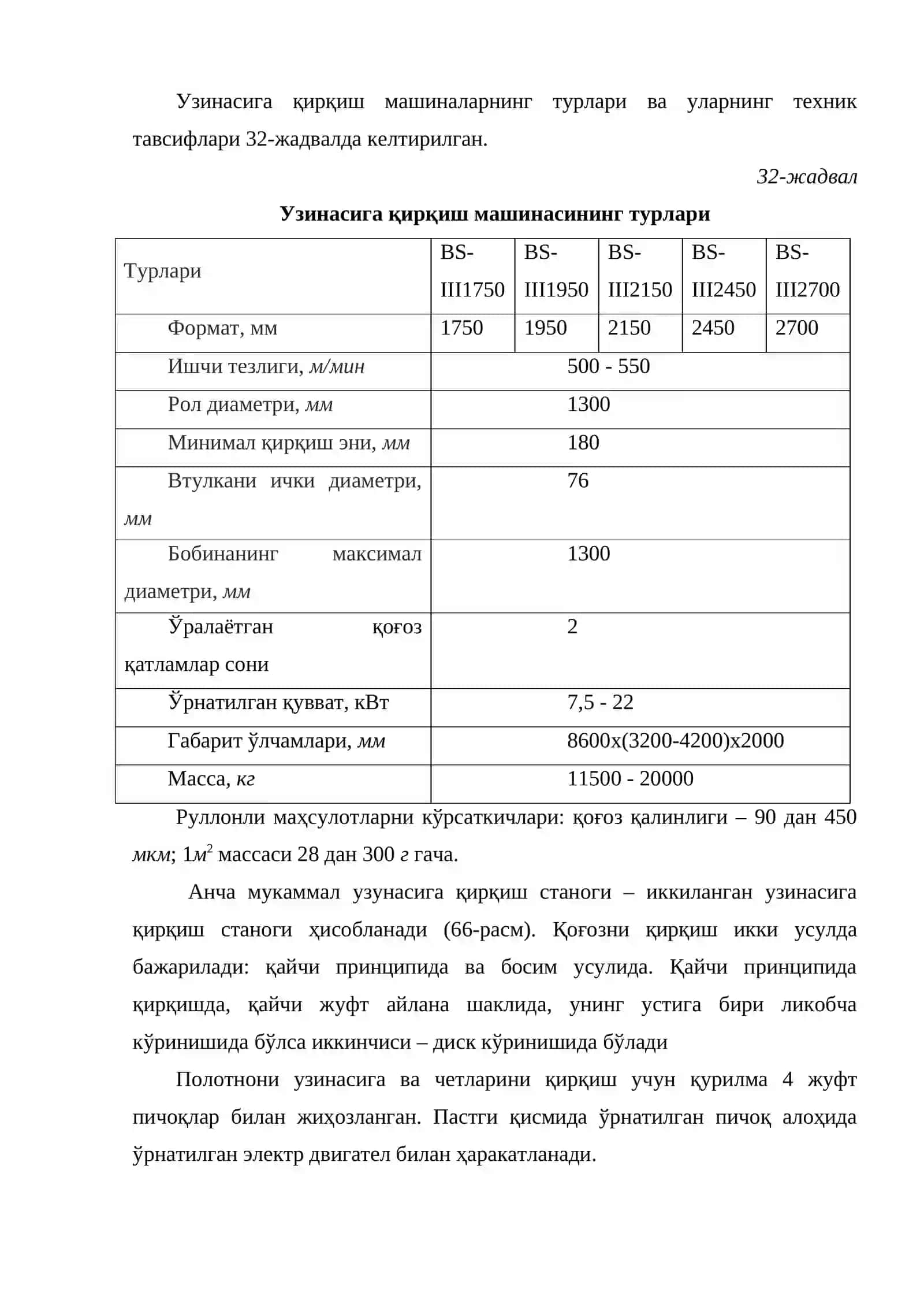 Қоғозни бўйлама кесиш станоги 4